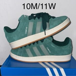 Adidas Campus 00s Collegiate Green Silver Green Size 10M / 11W Brand New OG Box